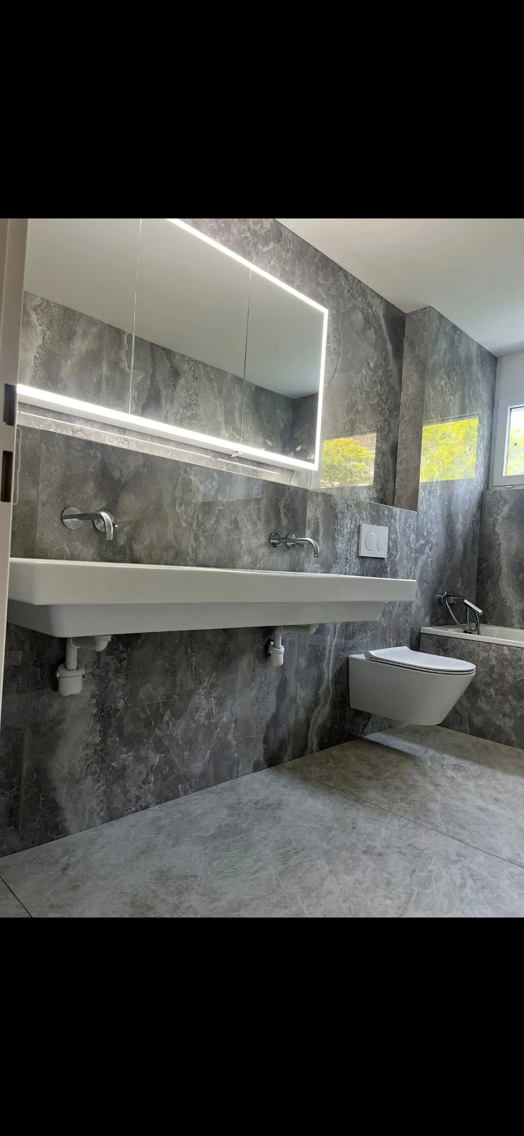 Doppelwaschbecken Badezimmer Einbau – SaniPipe Zürich